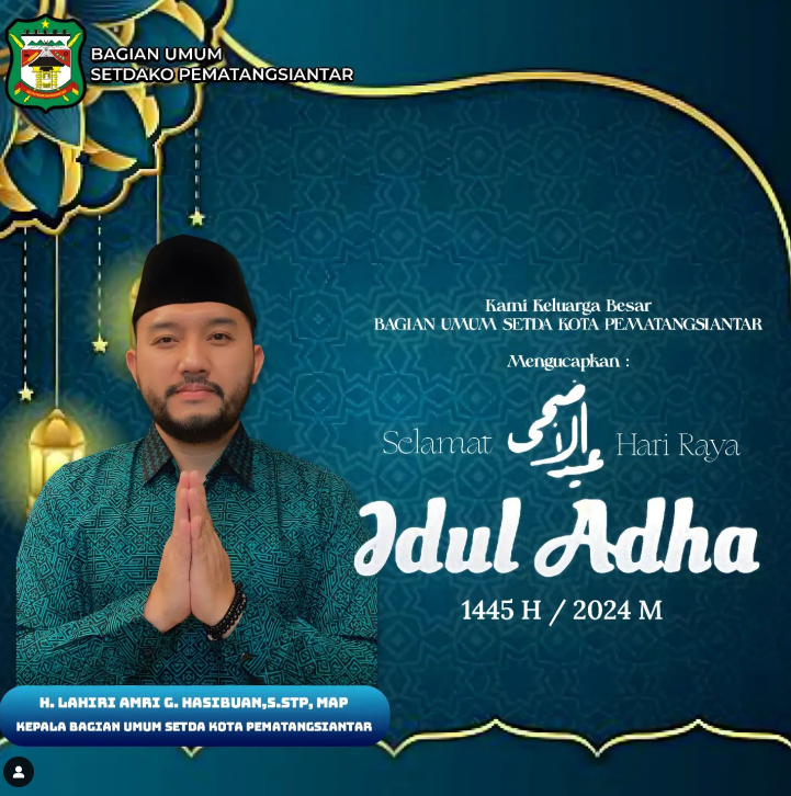 Keluarga Besar Bagian Umum Setda Kota Pematangsiantar Mengucapkan 